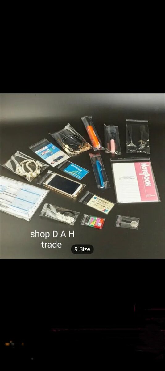 BOP Plastic Bag transparent All sizes available