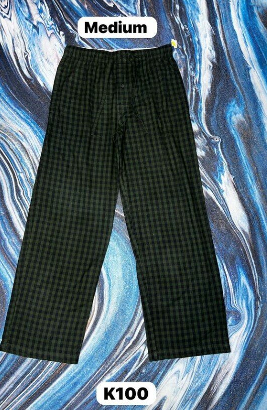 Women's comfortable plaid pajama pants