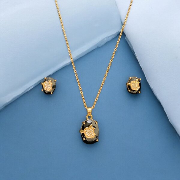 Necklace  Apple Style with tow earrings