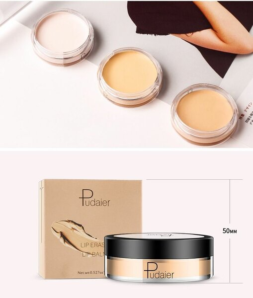 PUDAIER Lips Eyes Concealer Cream Dark Eye Circles Hide Blem
