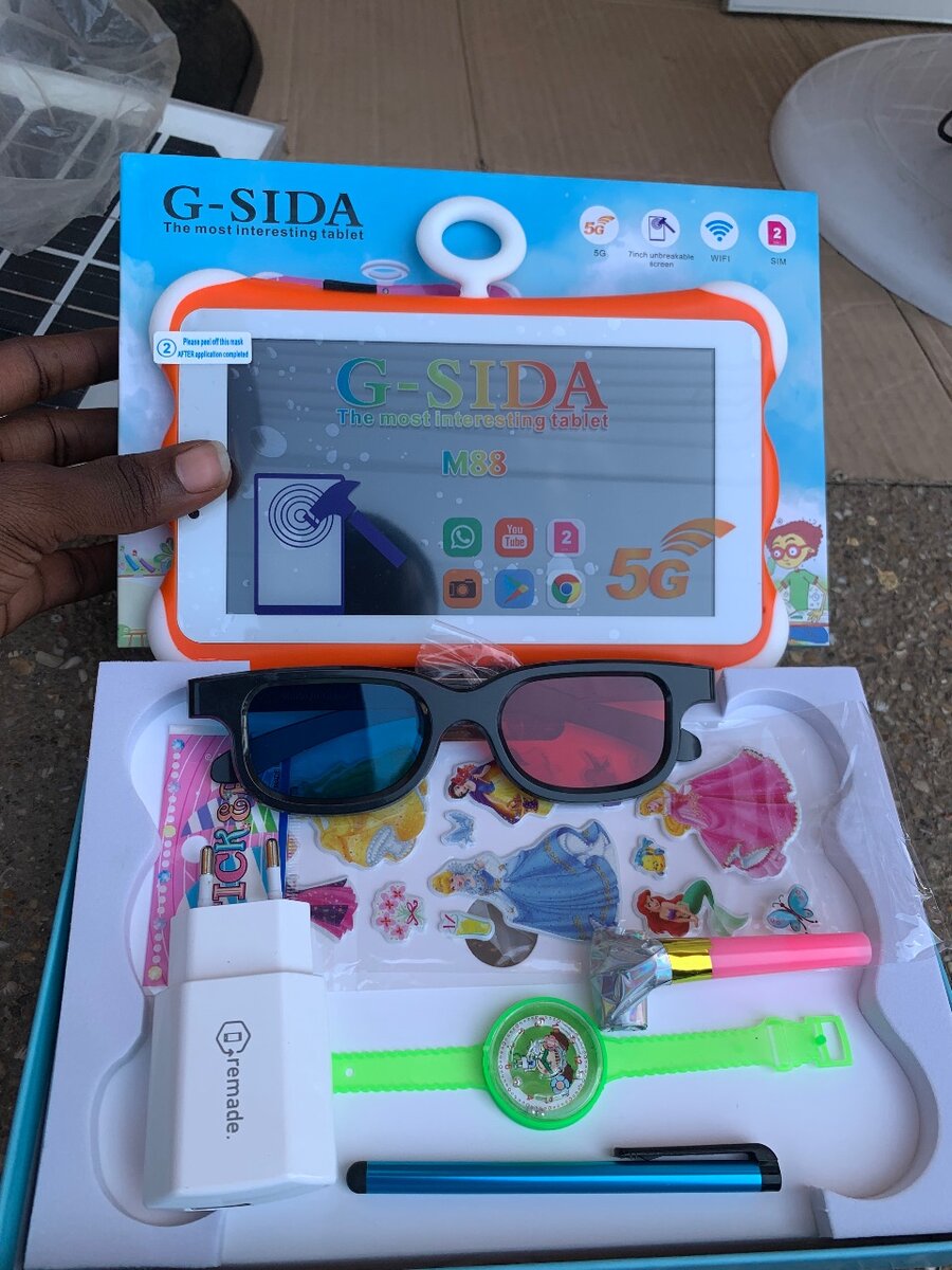 G-SIDA 256GB kids tablet unbreakable screen