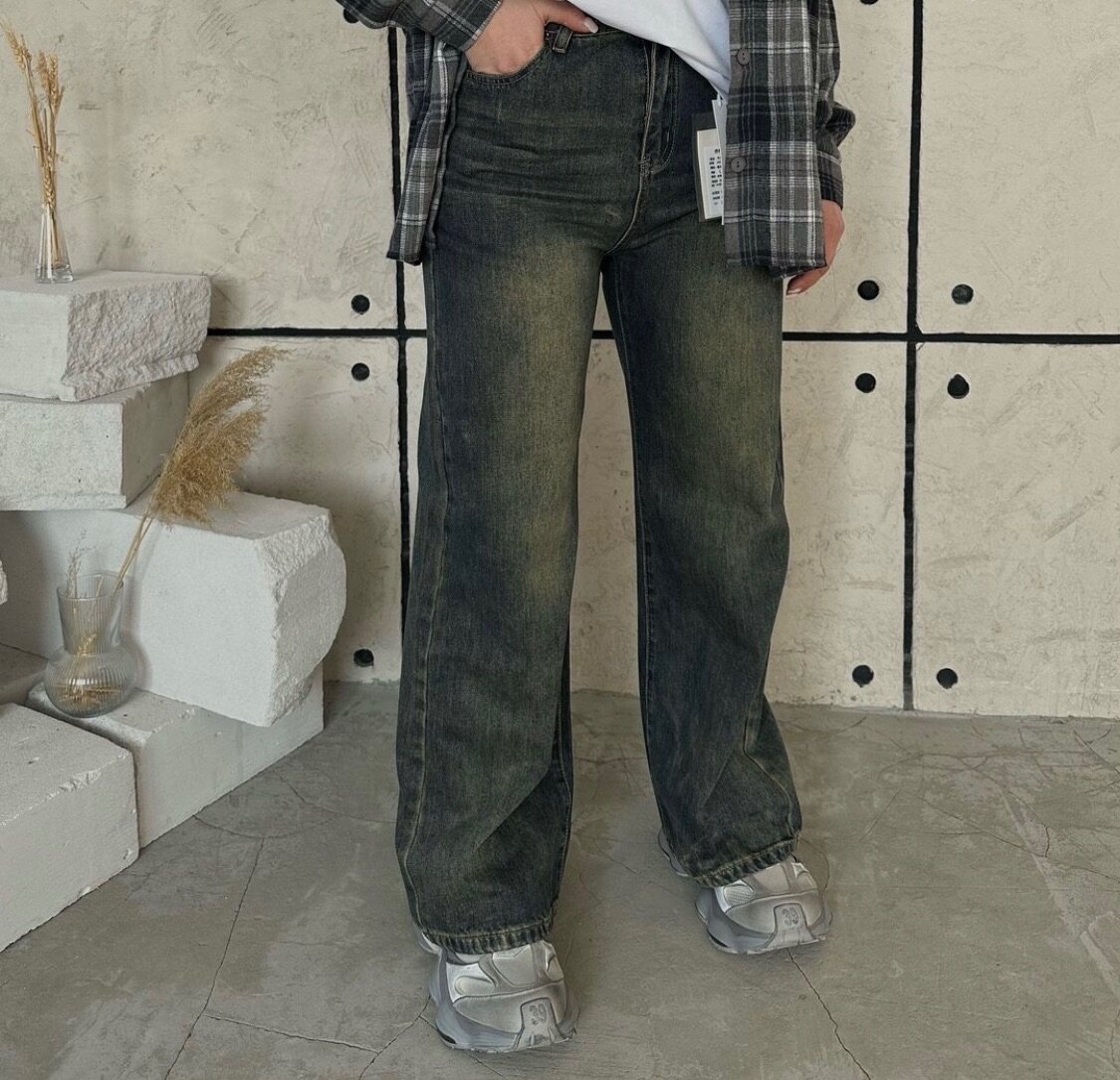 Джинсы хаки