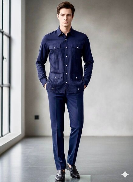 Ensemble chemise et pantalon homme