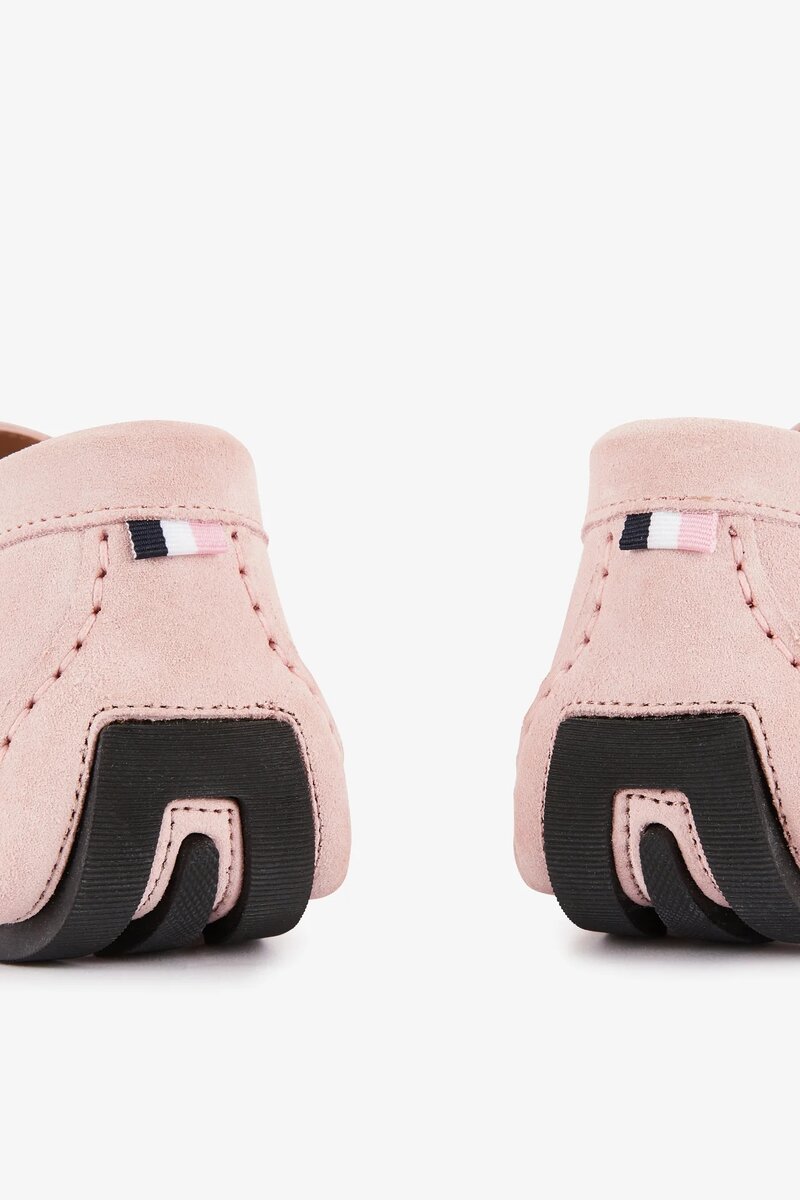 Mocassins en daim rose pour hommes
