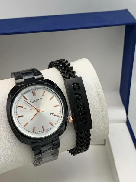 Casio chain watches with bracelet