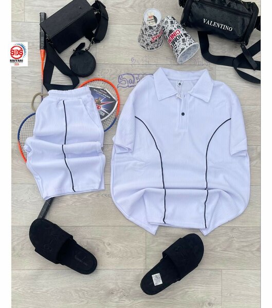 Ensemble de sport blanc élégant