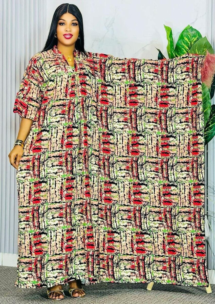 Robe Longue Imprimée Femme