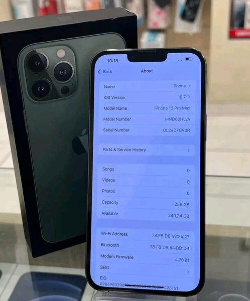 iPhone 13 Pro Max 256 Go
