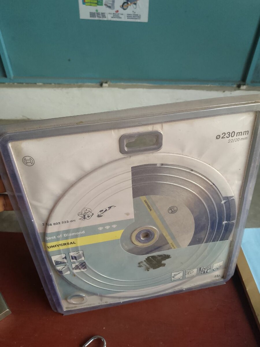 9" Concrete cutting disc