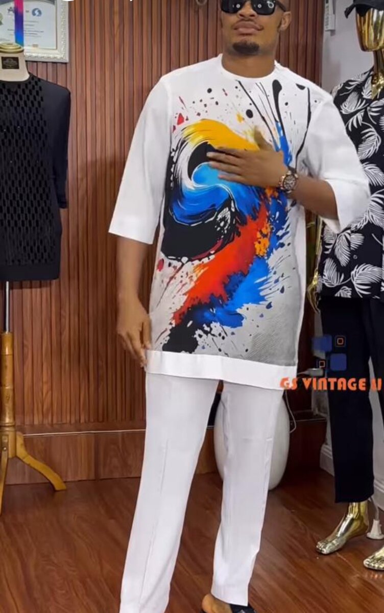 Complete white up and down