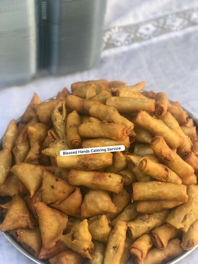 Samosas and springroll
