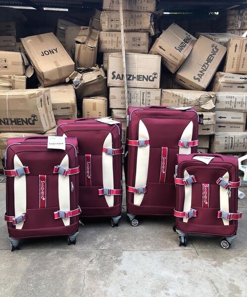 Oxford Strap Nylon Suitcase