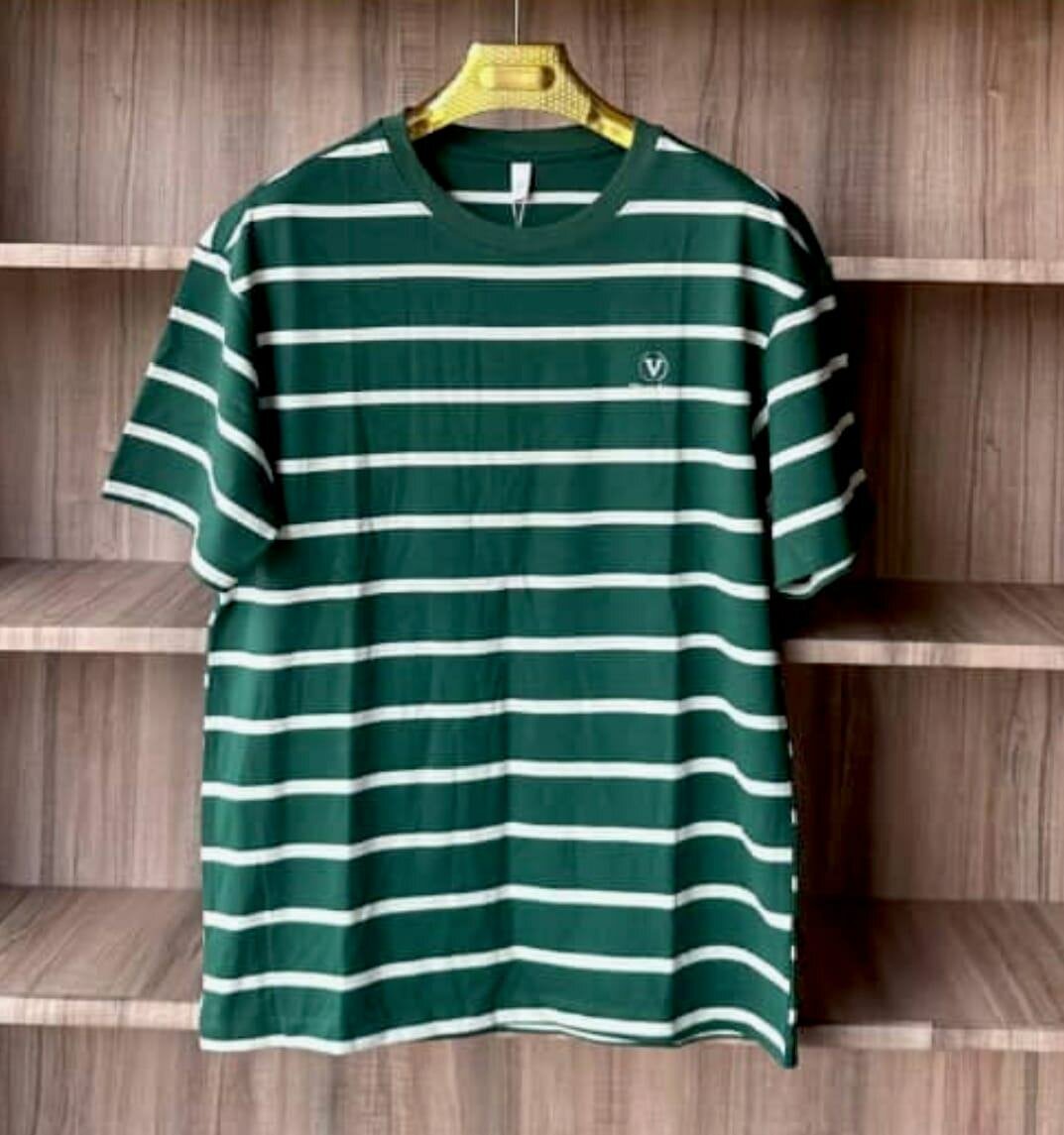 COTTON STRIPED T-SHIRT