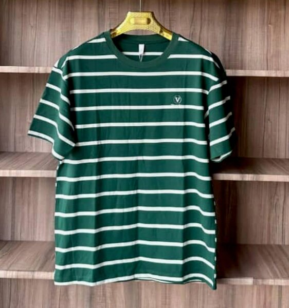 COTTON STRIPED T-SHIRT