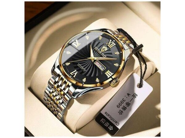 Montre de Luxe Dorée Homme