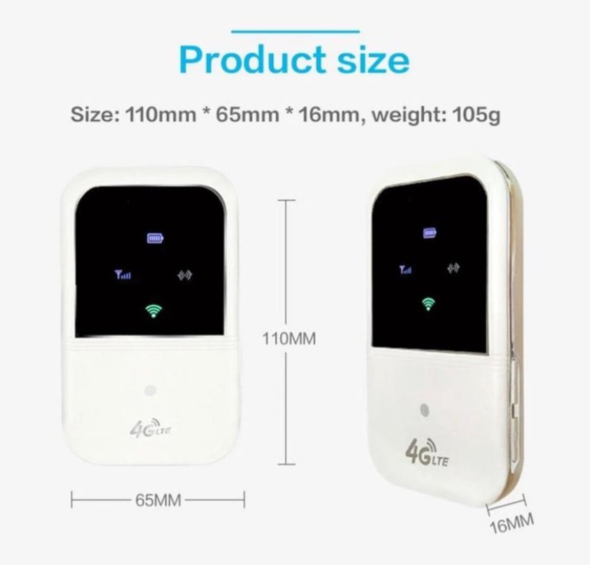 Network Portable WiFi Router with Sim Card Slot for Travel
