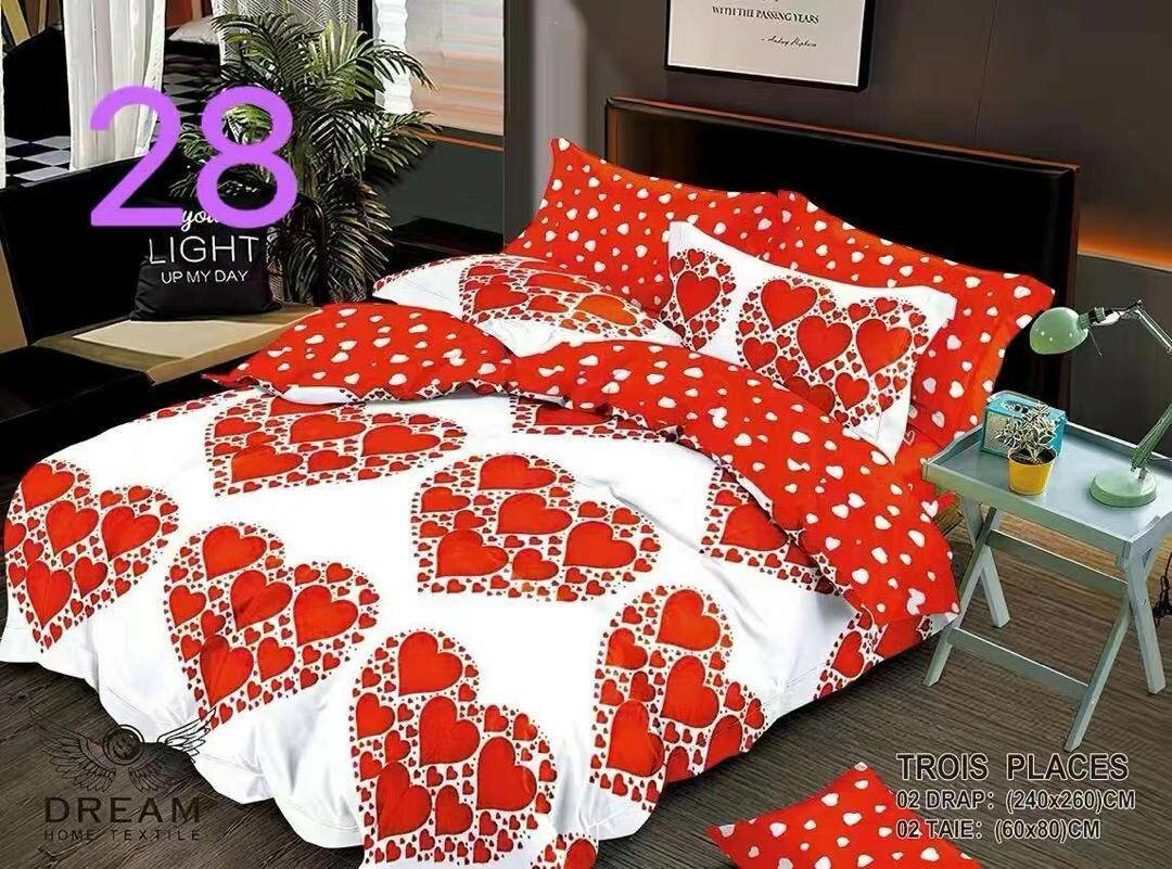 Draps de lit 3 places