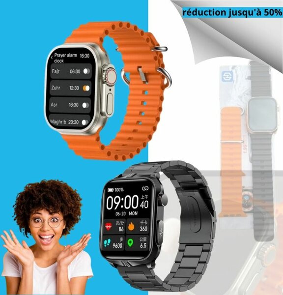 Montre connectée avec GPS intégré