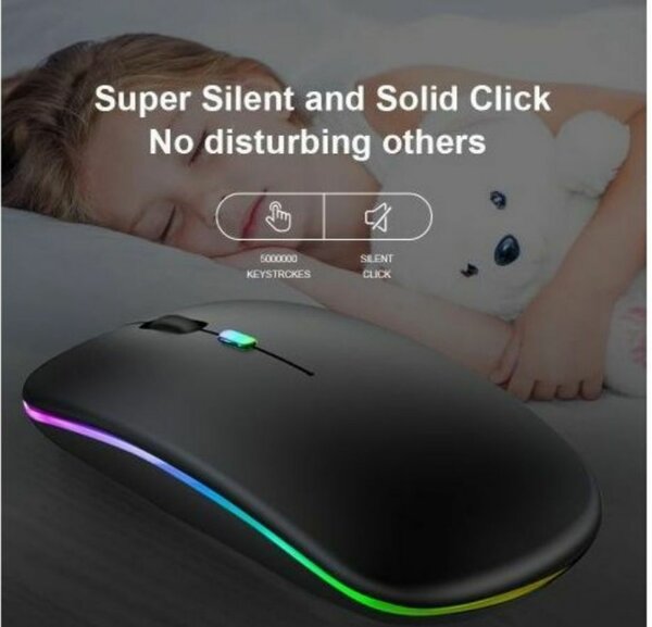 Silent LED Wireless Mouse