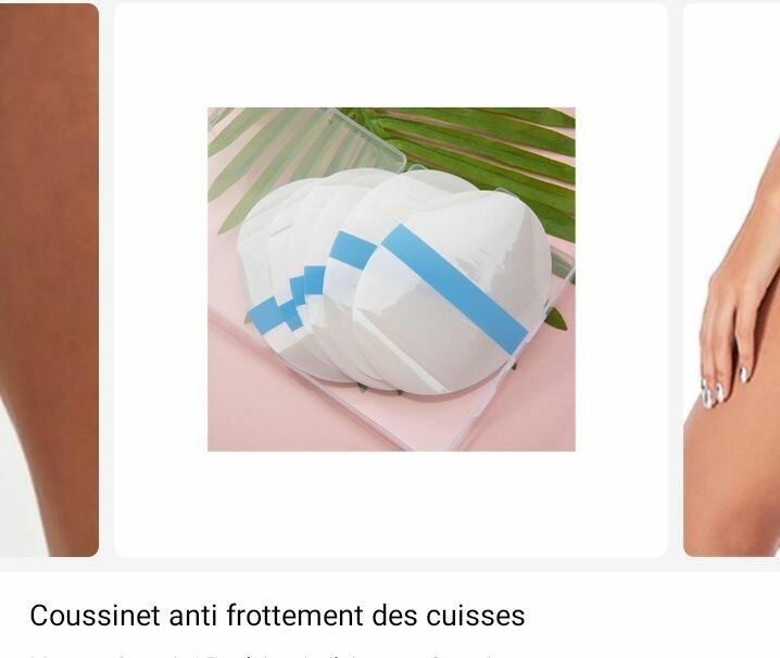 Coussinets anti frottement des cuisses