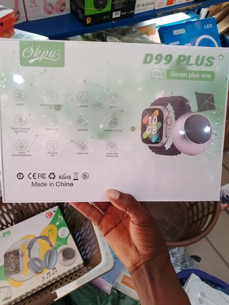 Smart watch with music and airpod