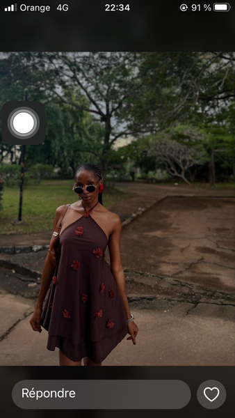 Robe trapèze élégante femme