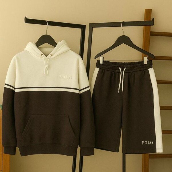 Ensemble Hoodie et Shorts Polo