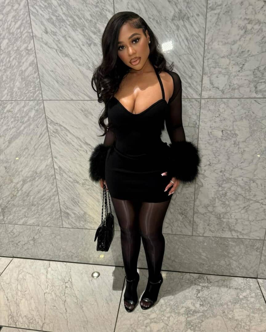 Mini dress with mesh jacket