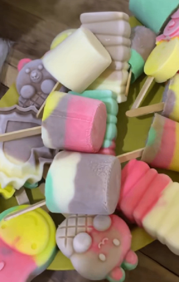 100 Mini Glaces Colorées