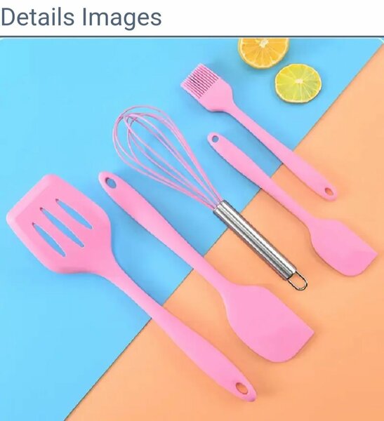 5-Piece Silicone Kitchen Tool Set