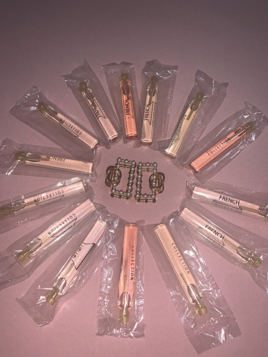 Échantillons de parfum miniatures