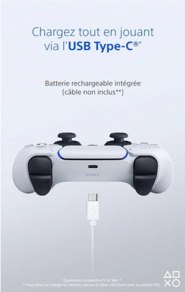 Manette sans fil PS5 DualSense