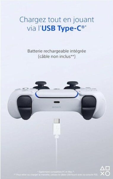 Manette sans fil PS5 DualSense