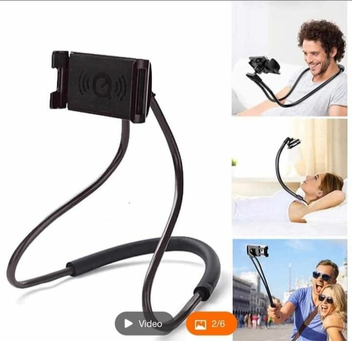Flexible 360 Necklace Phone Holder