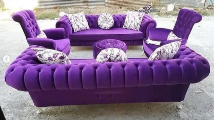 A set of furniture for the living room. 