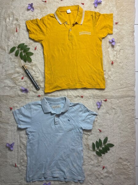 Lot de deux polos colorés