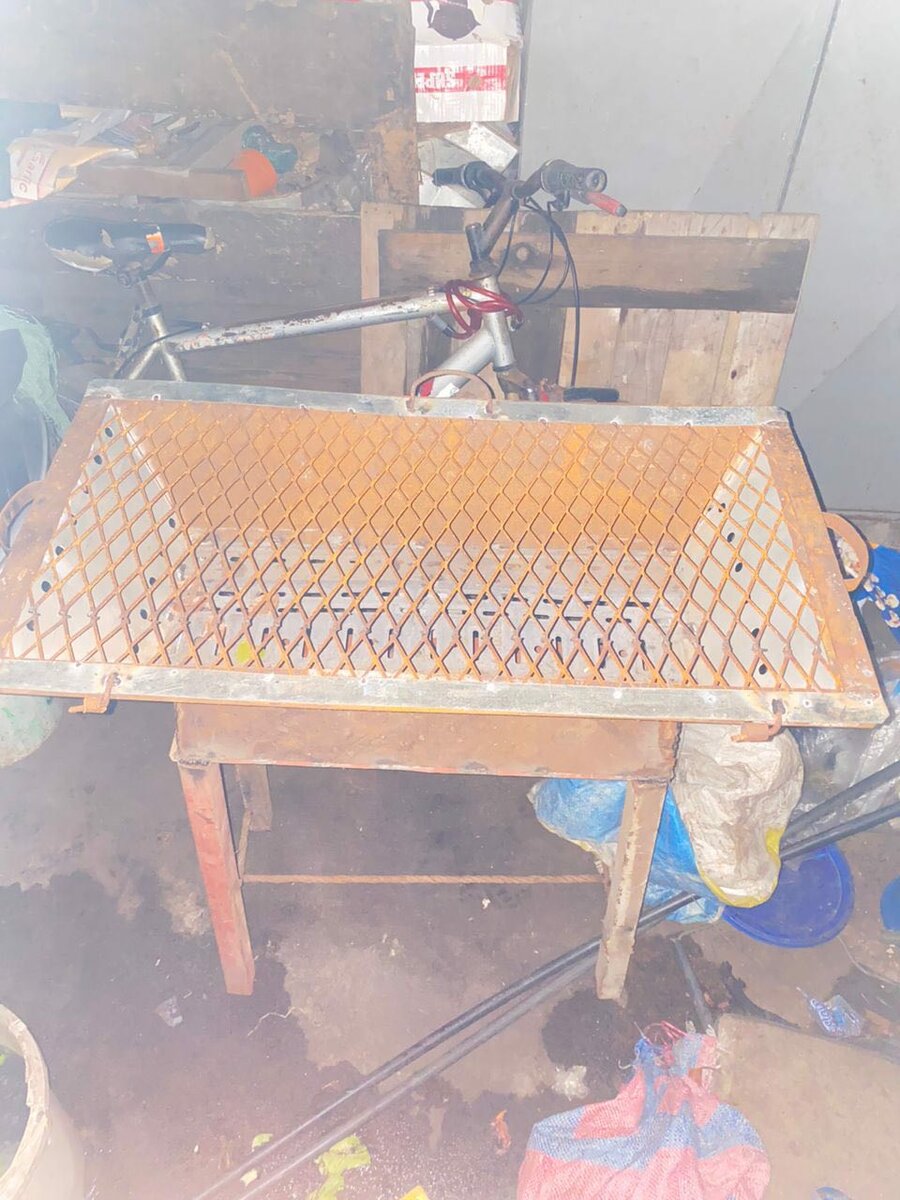 Barbecue Grill Rectangulaire Extérieur