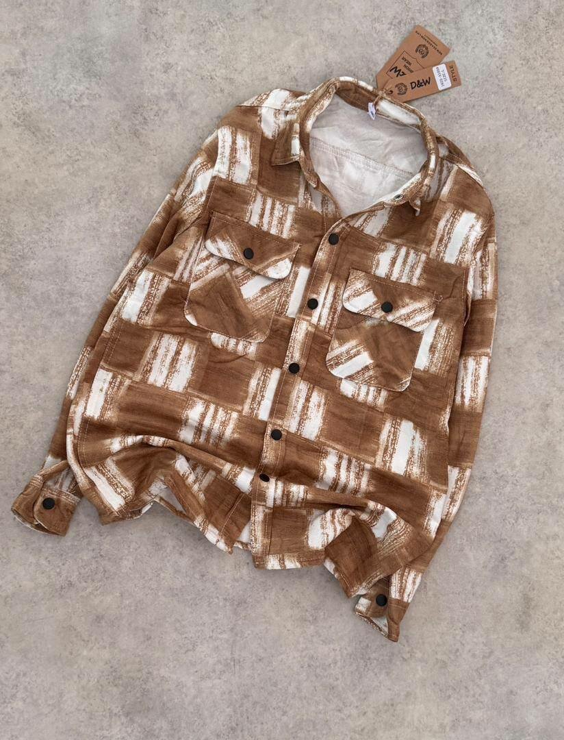 Chemise à motifs unique