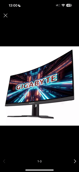 Продаю Монитор GIGABYTE G27QC А (Б/У)