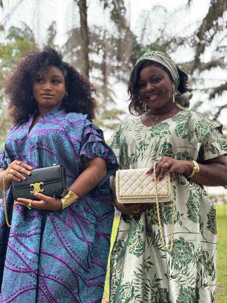 Robe en soie imprimée