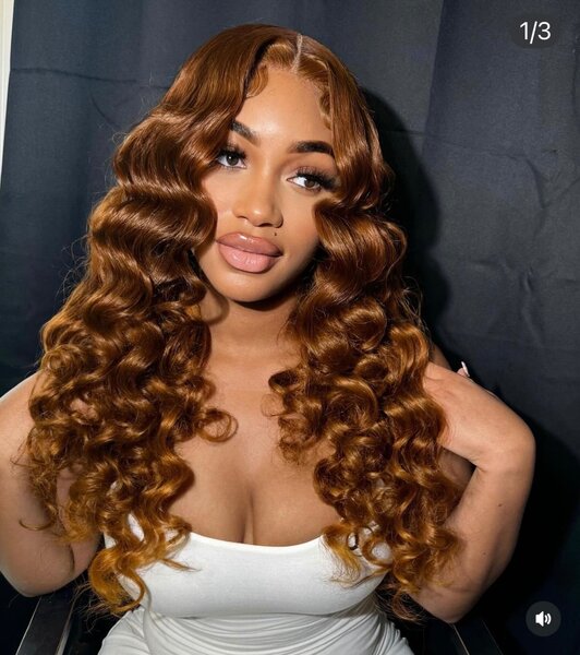 Blonde deep wave