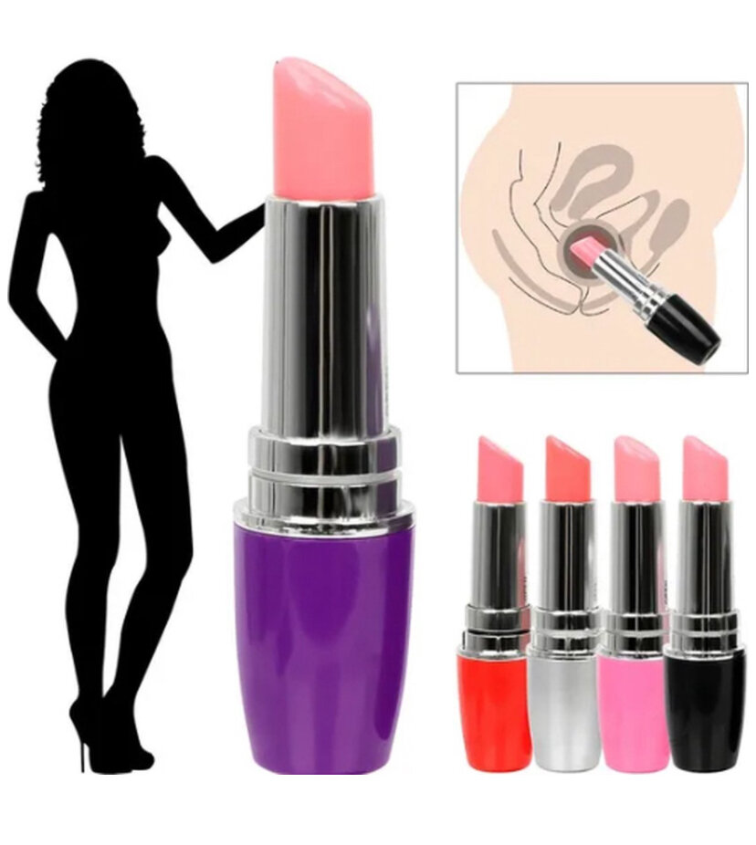 Mini Vibromasseur Discret Rouge