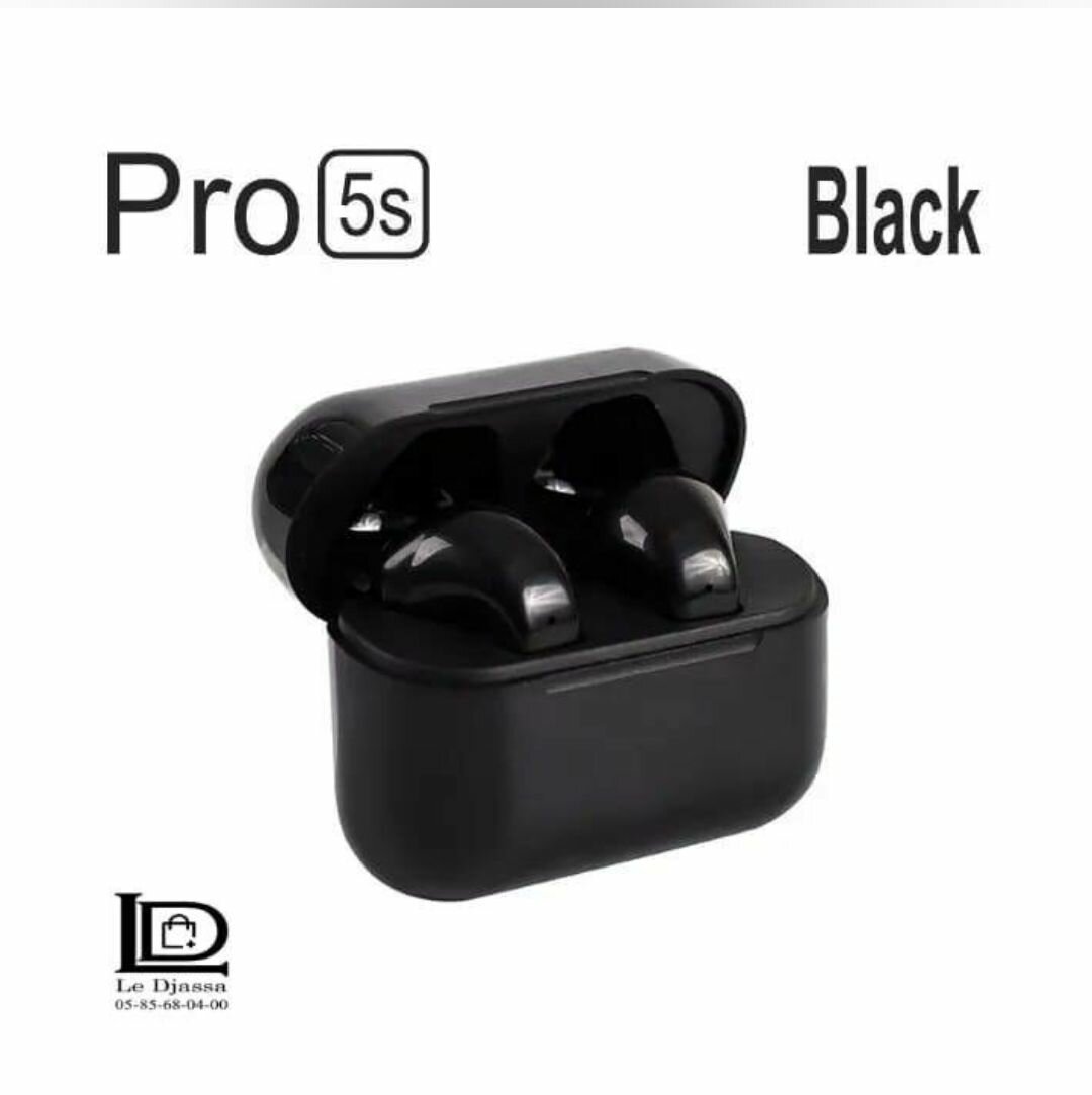 Écouteurs Bluetooth Pro 5s Noir