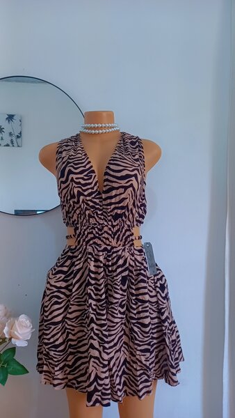 Tiger Print Dress..... ️sold