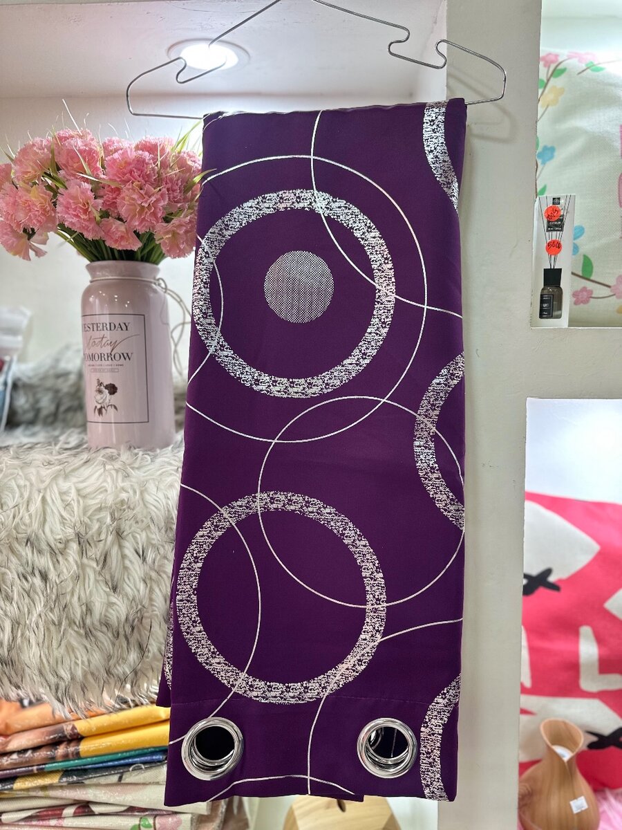 Rideaux occultant violet