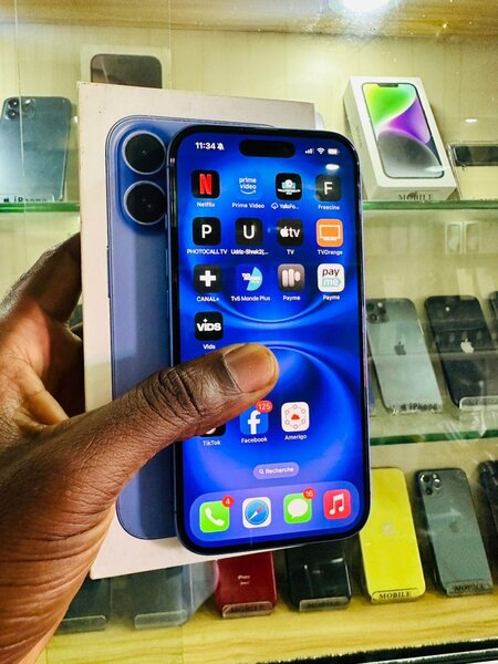 iPhone Bleu Moderne