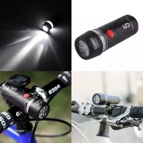 Lampe vélo LED avant et arrière