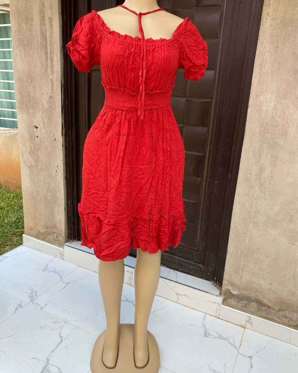Beautiful and stylish women's dress red
