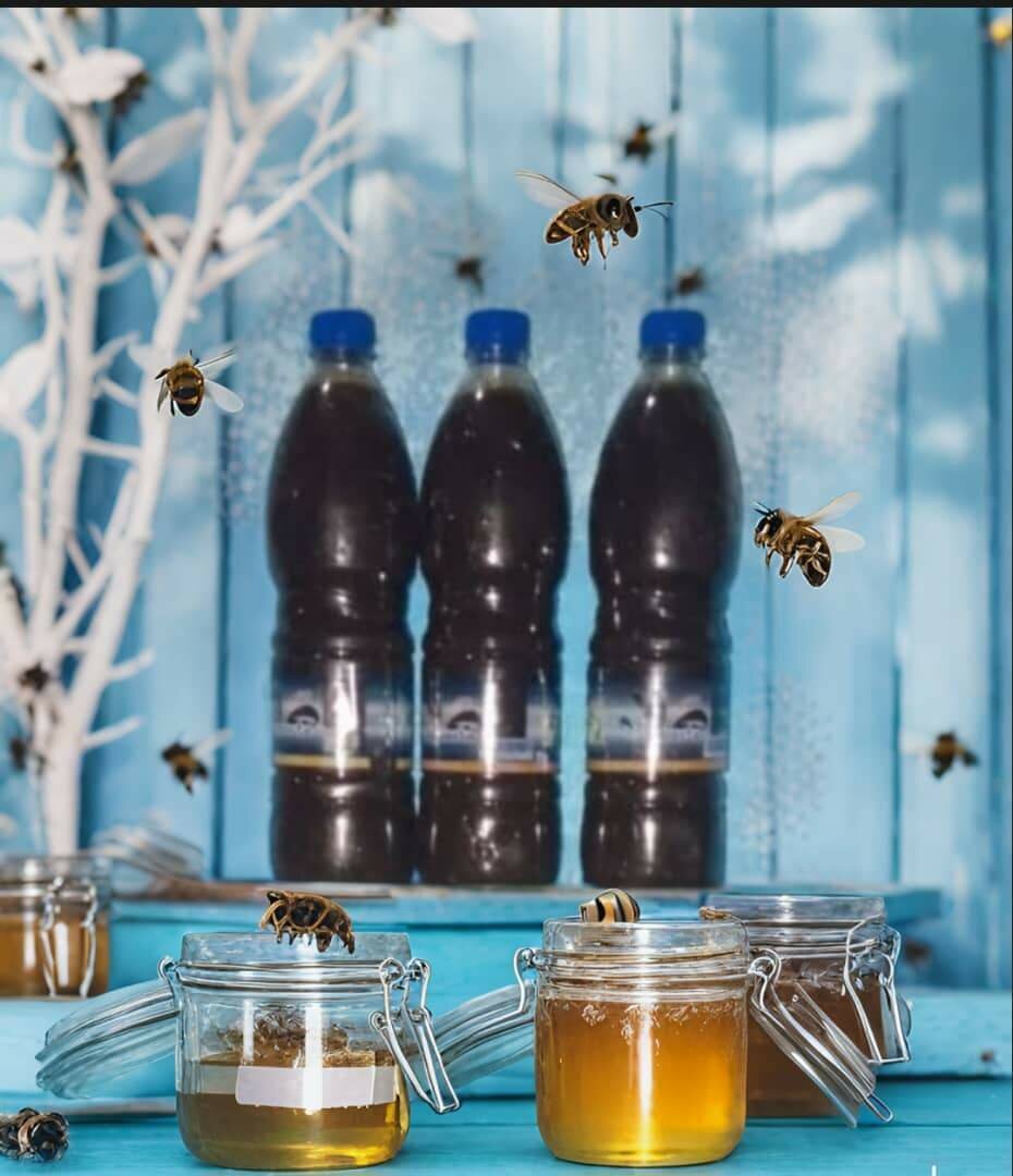 Miel naturel non brûlé