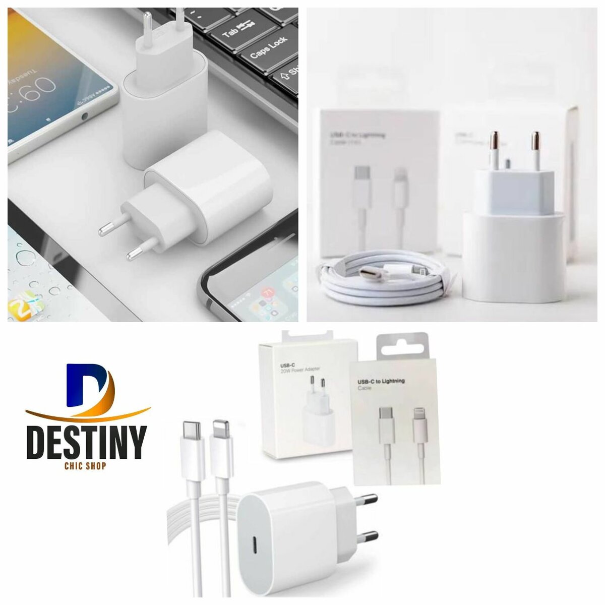 Chargeur original iphone fast charge
